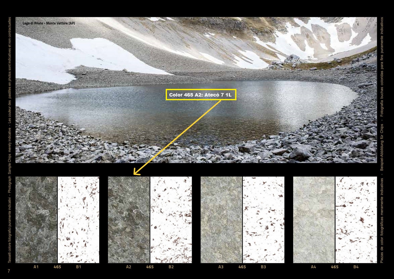 Carta colores Artec&oacute; 7